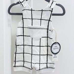 NWT L'ovedbaby Cotton Hopscotch Romper 0-3 months